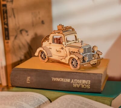 ROBOTIME 3D Houten Pagode Bouwpakket - Vijf Verdiepingen DIY Puzzel Voor Volwassenen & Tieners, Creatief Modelbouw Cadeau