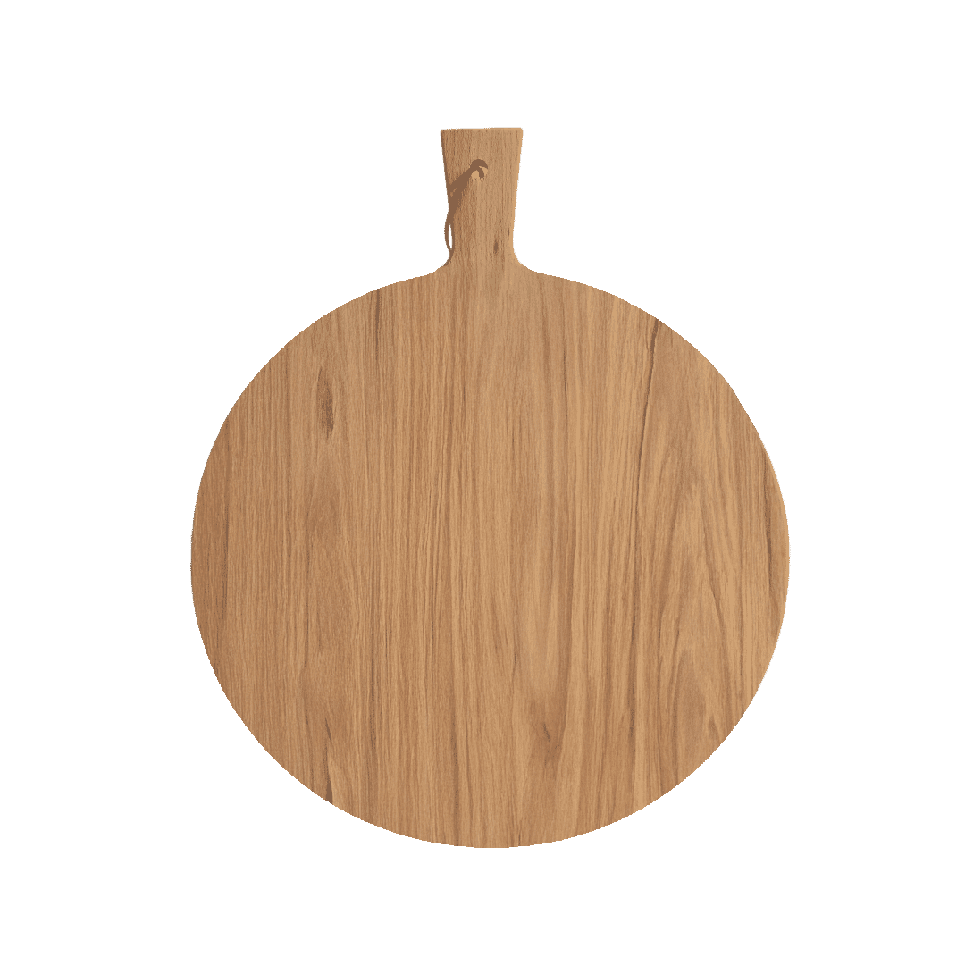 borrelplank rond