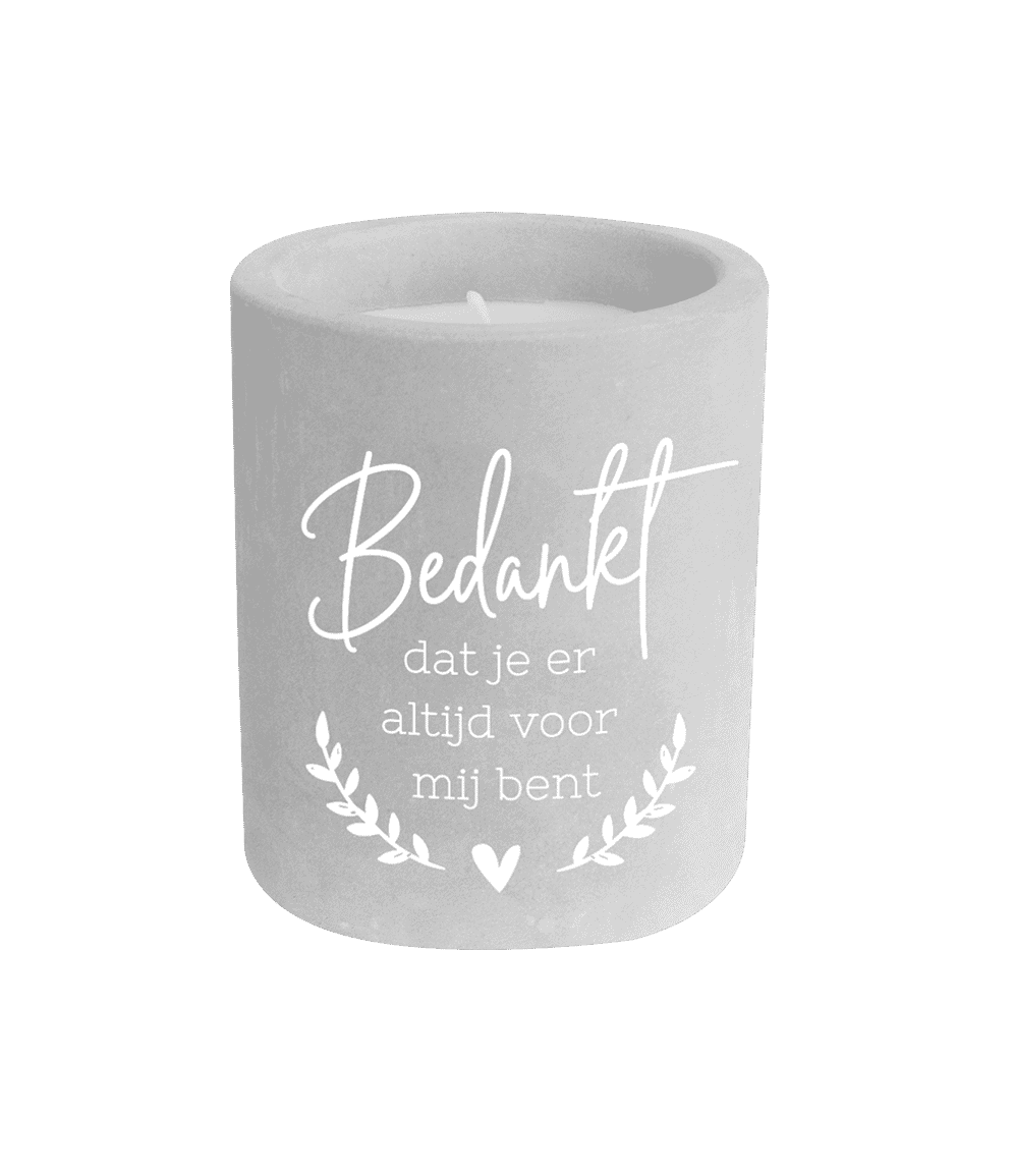 cement_candle_-_bedankt