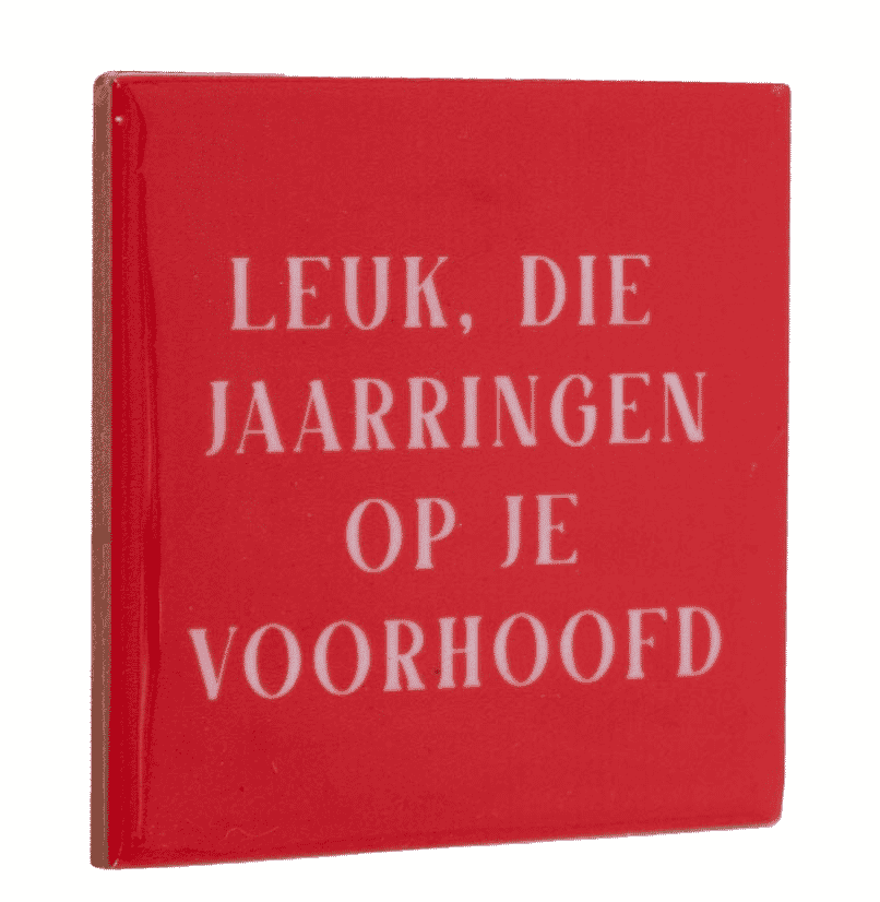 Tegeltje jaarringen